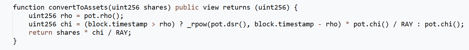 ERC4626 convertToAssets conversion inside the Morpho oracle price path